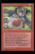Magic the Gathering: Alliances (Base Set) card 73 Gorilla War Cry