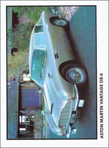 Sports Cars (1989)  (Base Set) card 9 Aston Martin Vantage DB-6