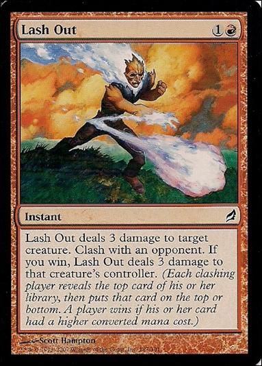 Magic the Gathering: Lorwyn (Base Set) card 183 Lash Out
