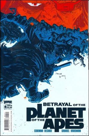 Betrayal of the Planet of the Apes issue 4-B Declan Shalvey Cover