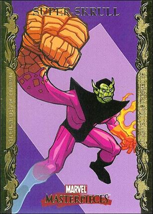 2007 Marvel Masterpieces (Parallel Gold Border Base Set) card 83 Super-Skrull