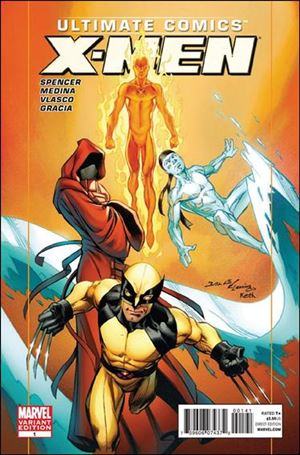 Ultimate Comics X-Men issue 1-D Mark Bagley Cover