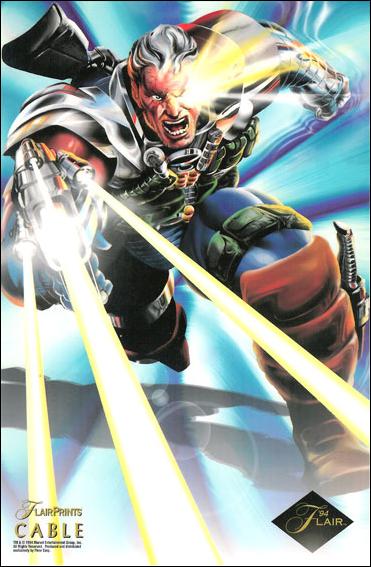 Marvel Annual Flair '94 (FlairPrints Subset) card 1 Cable