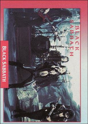 Rock Cards (Base Set) card 250 Black Sabbath