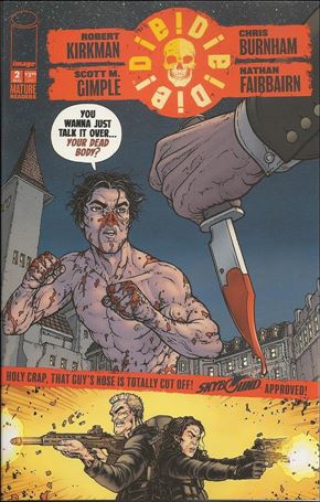 Die!Die!Die! issue 2 Chris Burnham "Your Dead Body"  Coversation Cover