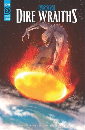 ROM: Dire Wraiths issue 3-B Corin Howell Cover