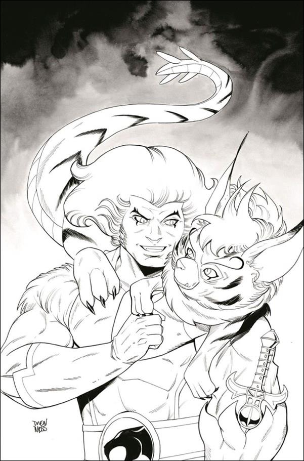 Thundercats (2024) issue 3-ZB Drew Moss Snarf 1:11 Original Line Art VirginCover