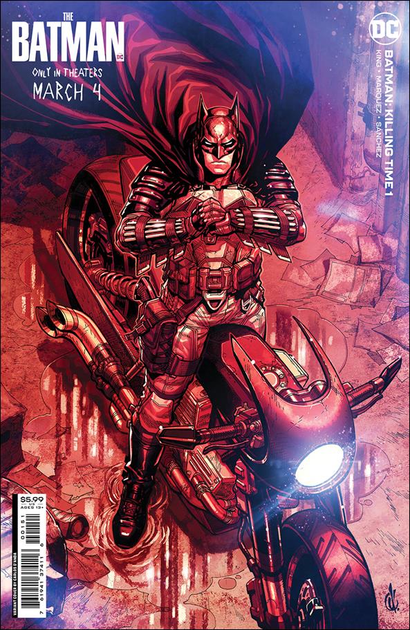 Batman: Killing Time issue 1-C Carlos D'anda The Batman Cardstock Cover
