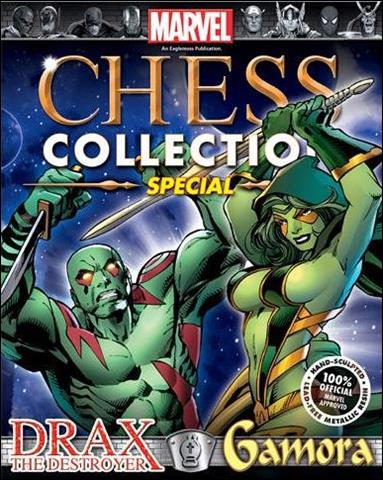 Marvel Chess Collection Specials (UK)  issue 4 Drax the Destroyer and Gamora (White Bishops)