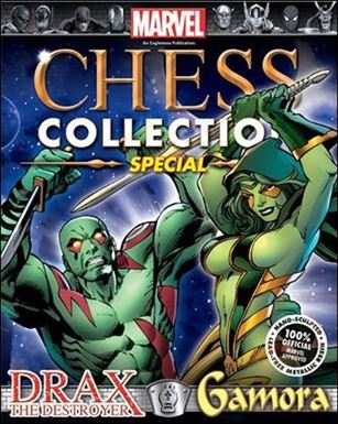 Marvel Chess Collection Specials (UK)  issue 4 Drax the Destroyer and Gamora (White Bishops)