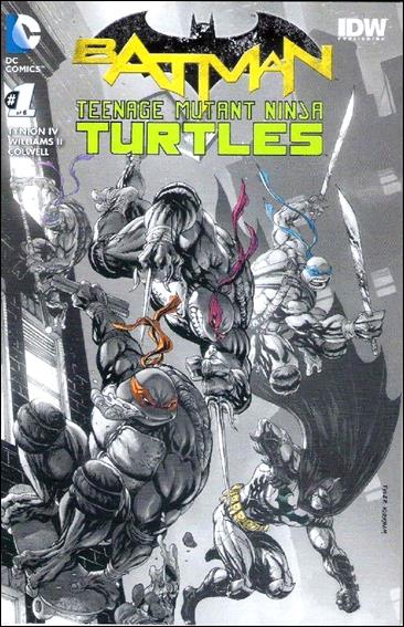 Batman/Teenage Mutant Ninja Turtles issue 1-MO Tyler Kirkham Hastings Black & White Cover
