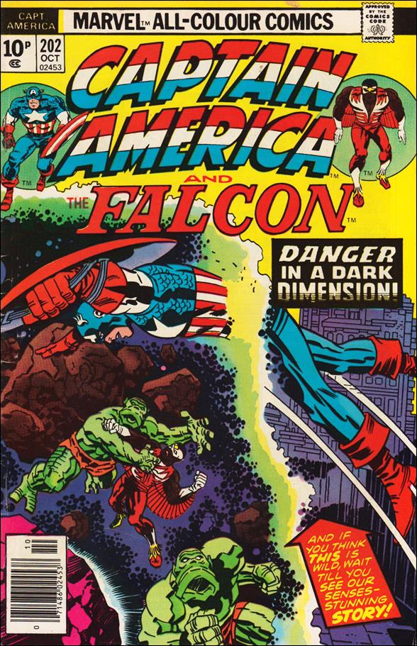 Captain America (1968) issue 202-B UK Price Cover