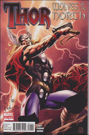Thor: Wolves of the North issue 1-B DF (Signed by Mike Perkins) 1/125