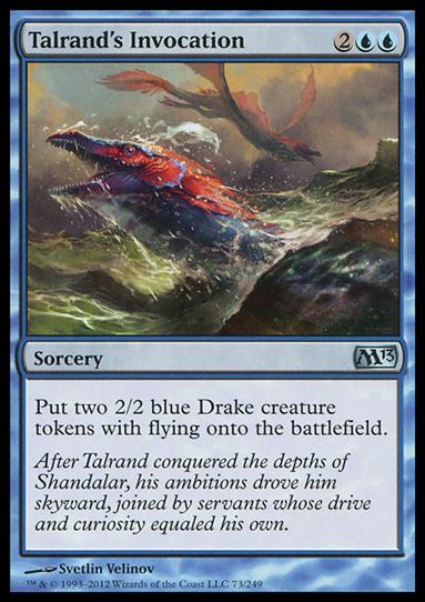 Magic the Gathering: 2013 Core Set (Base Set) card 73 Talrand's Invocation