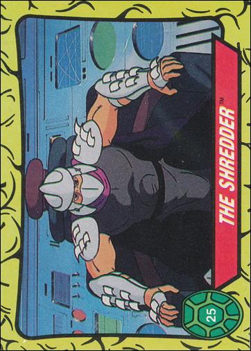 Teenage Mutant Ninja Turtles: Series 1 (Base Set) card 25 The Shredder