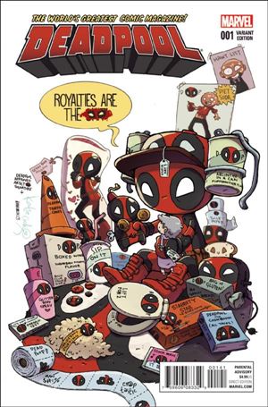 Deadpool (2016) issue 1-D Katie Cook 1:50 Cover