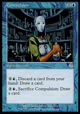 Magic the Gathering: Torment (Base Set) card 34 Compulsion