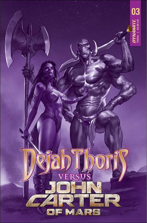 Dejah Thoris Versus John Carter issue 3-I Lucio Parrillo 1:15 Purple Tint Cover