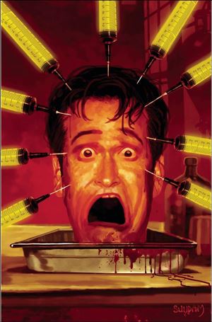 Army of Darkness vs Reanimator: Necronomicon Rising issue 1-Q Arthur Suydam Virgin Cover