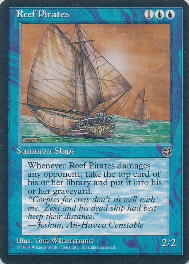 Magic the Gathering: Homelands (Base Set) card 36 Reef Pirates