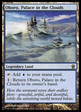 Magic the Gathering: Saviors of Kamigawa (Base Set) card 164 Oboro, Palace in the Clouds