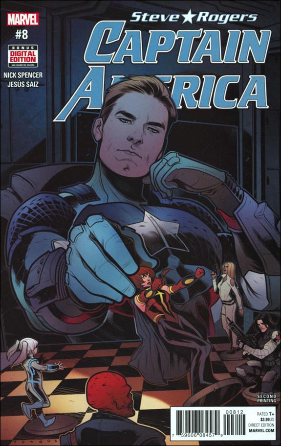 Captain America: Steve Rogers issue 8-C Elizabeth Torque Cover (2nd Printing)