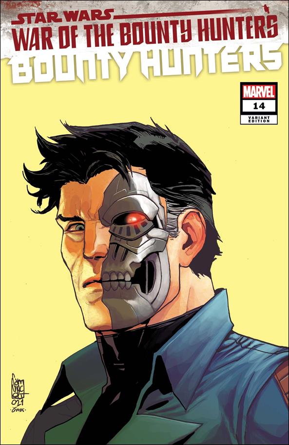 Star Wars: Bounty Hunters issue 14-B Giuseppe Camuncoli Headshot Cover