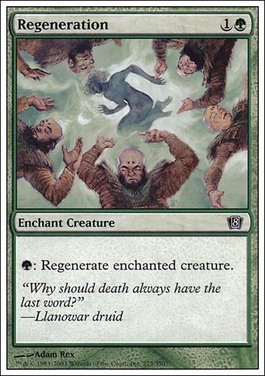 Magic the Gathering: 8th Edition (Base Set) card 275 Regeneration