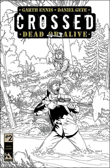 Crossed Dead or Alive issue 2-F Jacen Burrows Pure Art Cover 1/250