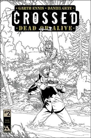 Crossed Dead or Alive issue 2-F Jacen Burrows Pure Art Cover 1/250