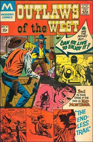 Outlaws of the West issue 79-B Modern Comics Cover