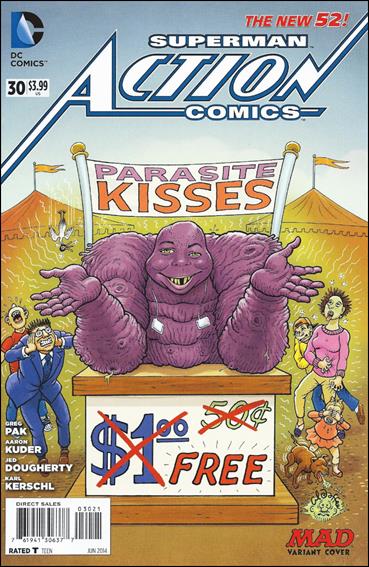 Action Comics (2011) issue 30-B 1:25 MAD Cover