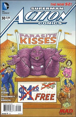 Action Comics (2011) issue 30-B 1:25 MAD Cover
