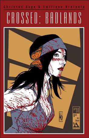 Crossed: Badlands issue 98-D Art Deco Cover