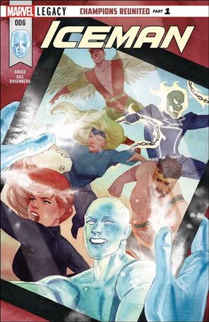 Iceman (2017) issue 6 Kevin Wada Cover