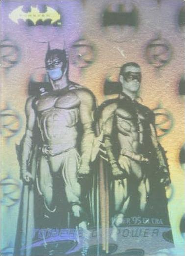 Batman Forever Fleer Ultra (Hologram Subset) card 9 Towers of Power