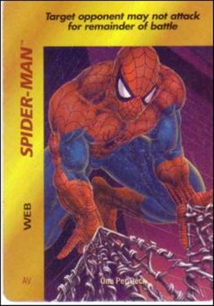 Marvel OverPower (Base Set) card nn198 Spider-Man: Web