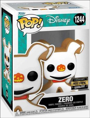 POP! Disney figure 1244 Zero (Gingerbread) Hot Topic Exclusive