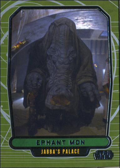 Star Wars Galactic Files (Expansion Subset) card 373 Ephant Mon Jabba's Palace