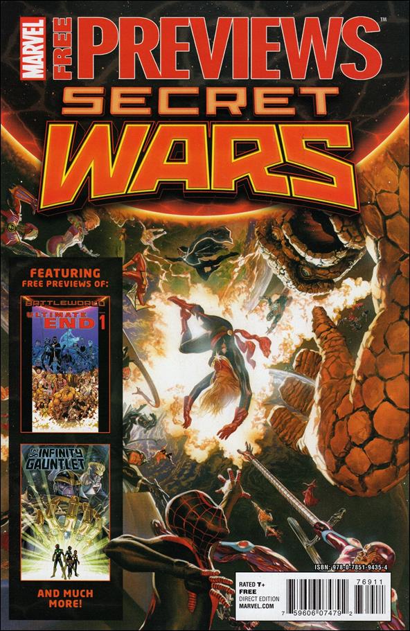 Marvel Previews Secret Wars issue nn