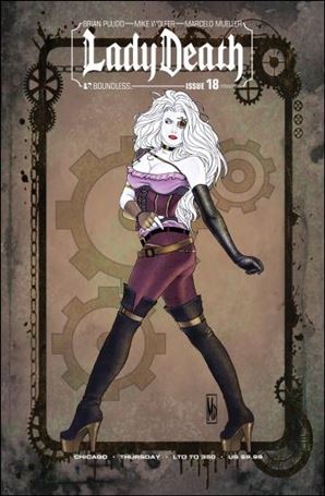 Lady Death (2010) issue 18-E Chicago Comic Con Thursday Steampunk Cover 1/350