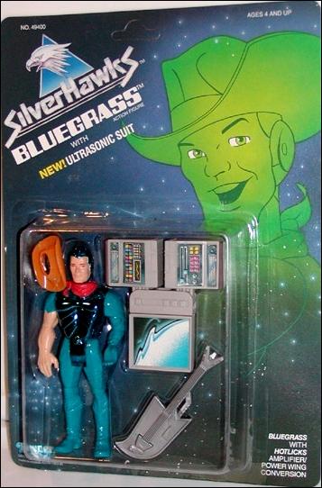 Silverhawks figure 13 Bluegrass with Ultrasonic Suit