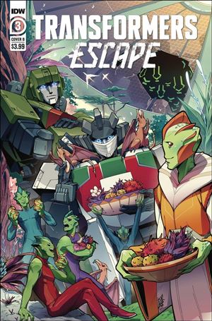 Transformers Escape issue 3-B Umi Miyao Cover