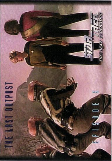Star Trek: The Next Generation - The Episode Collection Season One (Base Set) card 23 The Last Outpost, Episode 5B