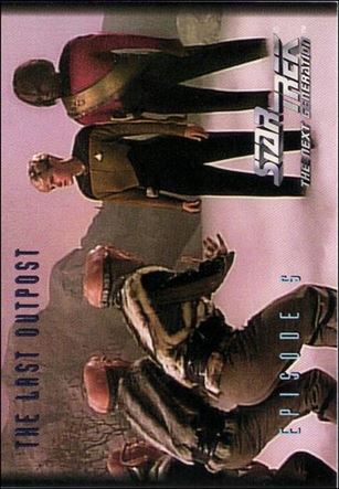 Star Trek: The Next Generation - The Episode Collection Season One (Base Set) card 23 The Last Outpost, Episode 5B