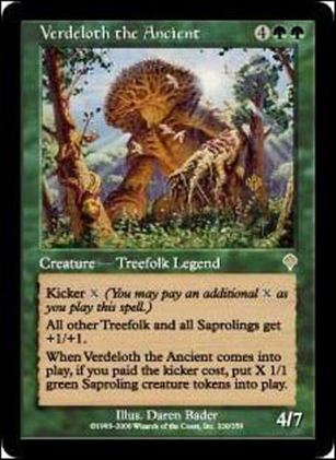 Magic the Gathering: Invasion (Base Set) card 220 Verdeloth the Ancient