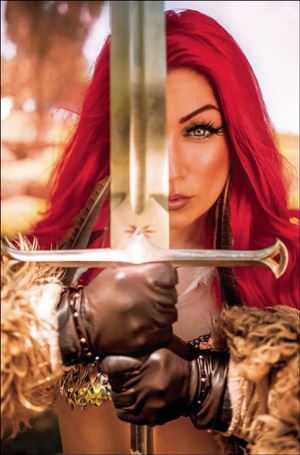Invincible Red Sonja issue 7-N 1:20 Virgin Cosplay Photo Cover