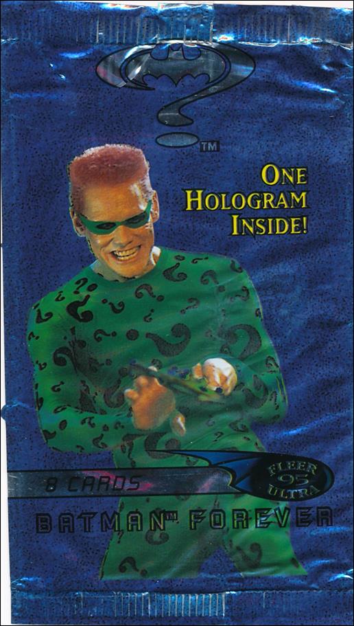 Batman Forever Fleer Ultra card 2-C Sealed Pack - The Riddler