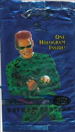 Batman Forever Fleer Ultra card 2-C Sealed Pack - The Riddler