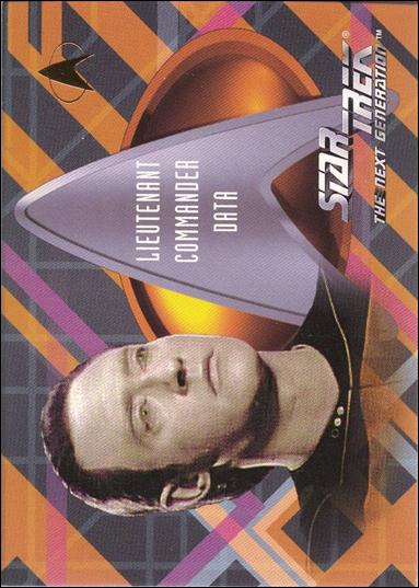 Star Trek: The Next Generation - The Episode Collection Season One (Base Set) card 104 Lieutenant Commander Data